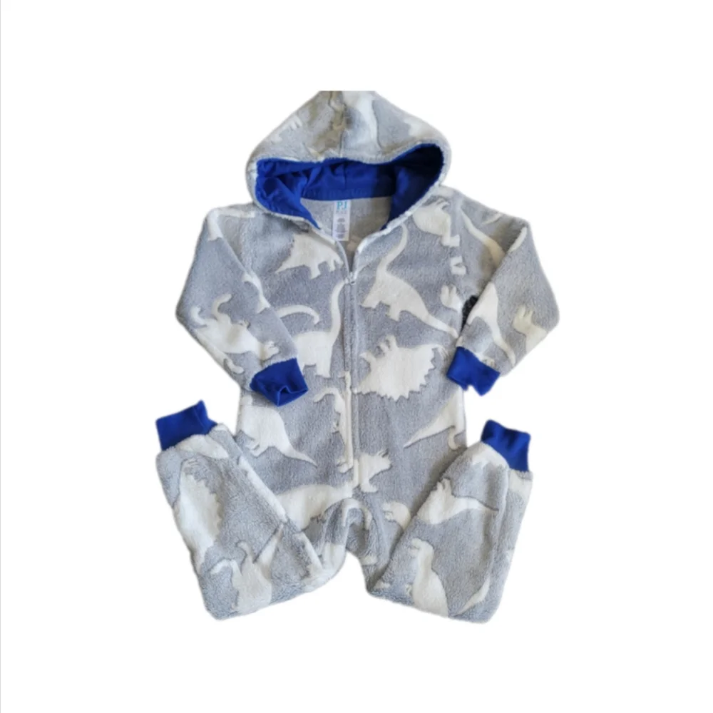 Dinosaurs Print 🍂Onesie Long Sleeve Fleece